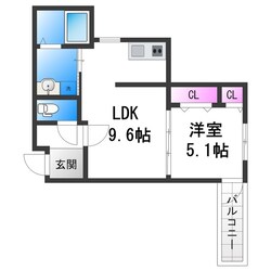 ラフィーネ聖天坂Ⅶ番館の物件間取画像